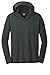 KAMAL OHAVA Men's Tri Blend Long Sleeve Hoodie T-Shirt, 4XL Big, Black Frost