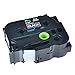 NineLeaf 2 Pack White on Black 24 mm x 8 m 1'' 26.2ft Label Tape Cassette Compatible for Brother P-Touch TZe355 TZ-355 TZe-355 TZ355 Laminated for PT-P700 PT-P750W PT-D600 PT-520 PT-530 Label Maker