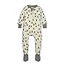 Burt's Bees Baby Baby Boys Sleeper Pajamas, Zip-Front Non-Slip Footie PJs, Organic Cotton