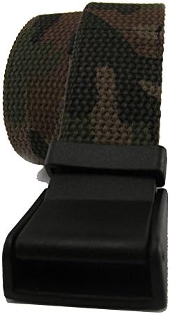 1.25" (32mm) "Fun Guy" Webbed Belt; Daily Use; No Metal; Security Friendly (Medium size 33-35, Classic Camouflage)