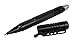 Partstock(TM) 2-Pack Aircraft Aluminum Defender Tactical Pen Military or Police Outdoor Survival Tool.(Black)