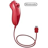 Nintendo Red Nunchuk for Wii U / Wii (Renewed)