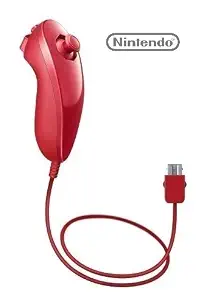 Nintendo Red Nunchuk for Wii U / Wii (Certified Refurbished)