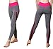 ctshow Yoga Leggings Pants Fitness Mesh Insert Panel Active Flex Activewear