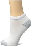 10 Pack Cushioned Women's Athletic Socks - Low-Cut (Size 5-9/White)