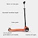 YESINDEED 3 Wheel Kick Scooter (Orange)