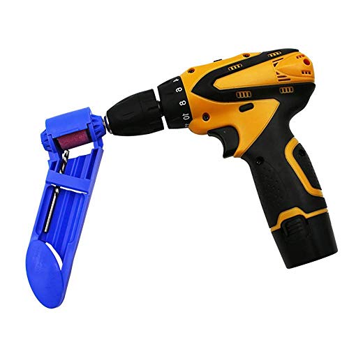 Moshbu 2-12.5mm Portable Drill Bit Sharpener, Hardness Diamond Drill Bit Grinder with Wrench Set for Sharp Edges - Electric Powered