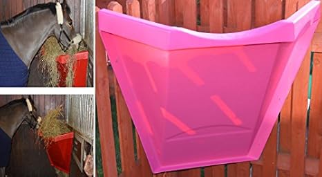 Equestrian Horse Or Pony Pink Corner Hay Feeder Hay Bar Haybar