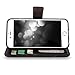 iPhone 6 Case, iPhone 6S case, iPhone 6 / 6S Wallet Case, Cellularvilla Shiny Diamond Bling [Credit Card Holder Slot] Protective Pu Leather Wallet Case for Apple iPhone 6 / 6S 4.7 inch - Black