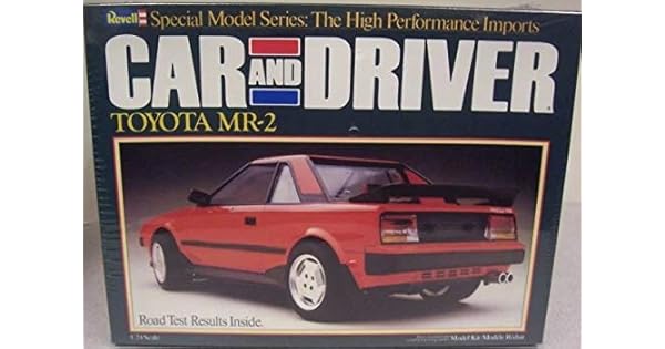 Amazon.com: Revell Car and Driver Toyota MR2 Vintage 1986 1:24 Kit de  modelo: Toys & Games