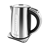 Homgeek electric kettle (BPA Free)1.7 Liter Tea Kettle Stainless Steel Cordless Water Kettle (6 temperature setting, Auto Shut-off, Boil Dry Protection, Keep Warm Function)