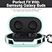 HALLEAST Galaxy Buds Case Cover, TPU Hard Protective Earbuds Case for 2019 & 2020 Samsung Galaxy Buds Plus (Support Wireless Charging), Mint Green