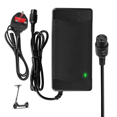 Electric Scooter Charger, 54.6V 2A Scooter Charger, Fast Battery Charger for Electric Scooters, Mobility Scooters Battery Recharge, 48V Universal Power Adapter Chargering for Lithium Battery