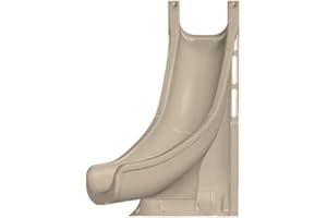 Global Pool Products Tidal Wave Inground Swimming Pool Water Slide Deck Mounted Right Curve Turn Sand GPPSTW-Sand-R