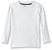 French Toast boys Long Sleeve Crewneck Tee T-shirt T Shirt, White, 8 US