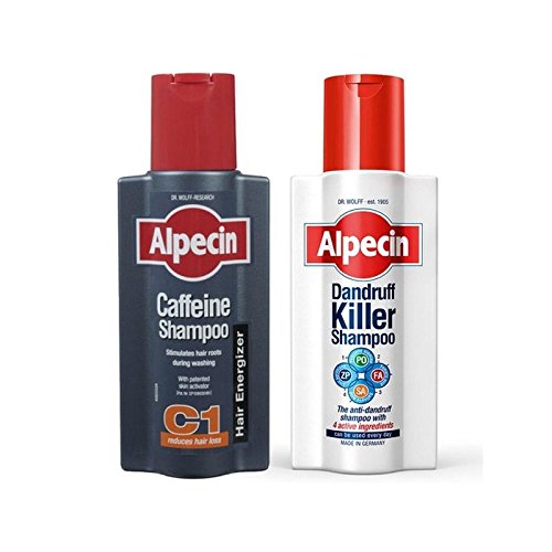 Alpecin Dandruff Killer And Caffeine Shampoo Duo Pack Of 6 フケキラーとカフェイン シャンプーデュオ