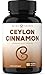 Organic Ceylon Cinnamon Capsules - 1200mg Powder for Healthy Blood Sugar, Joint Support, Anti-inflammatory & Antioxidant Benefits - Made from True Cinnamon Bark from Sri Lanka