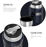 Thermos Stainless King 470ml Food Flask Midnight Blue Capable Insulated view 4