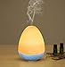 BESTOPE Essential Oil Diffuser 350ml Portable Ultrasonic Diffusers Cool Mist Aroma Humidifier with 8 Colar LED Lights - Waterless Auto Shut-off and Adjustable Mist Mode