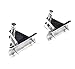 MxEol Bimini Top Deck Hinges Fitting Concave Base Hardware Pins W/Screws 316 Stainless Steel Pair
