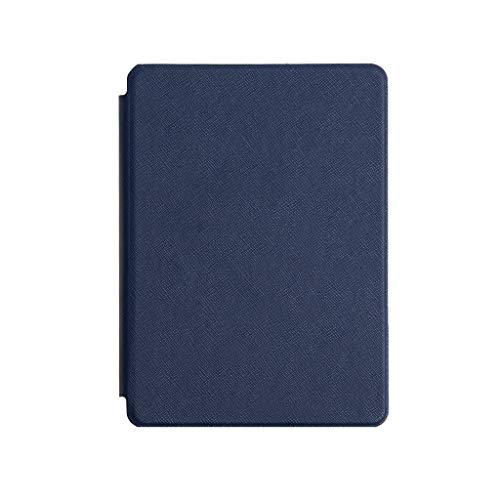Case for Amazon All-New Kindle (10th Generation, 2019 Release) - Tuscom Premium Lightweight PU Leather Smart Cover Back Shell Protector for Amazon Kindle 10th Gen E-Reader Accessories (Dark Blue)