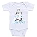 Heart Co Designs My Aunt And Uncle Love Me - Cute Newborn Baby Clothes - Bodysuits