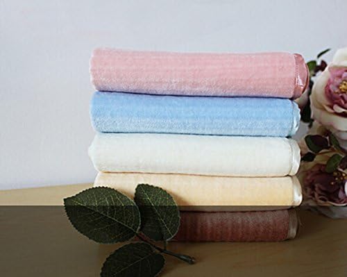 Luxury 100% Silk Face/Hair/Hand Towel Facial Beauty Anti-aging Hypoallergenic Skin Care (Pink)