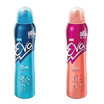 Eva Deodorants Combo Of Fresh Splash & Sweet Bouquet