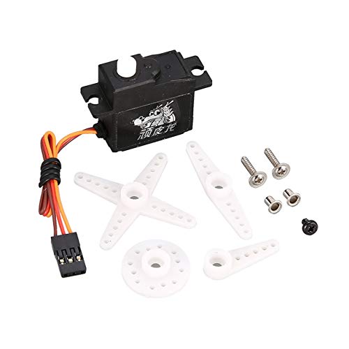 Heraihe RC Car Steering Servo for RC 1/16 Climbing Crawler Car WPL B-1/B-24/C-14/C-24/B-16 Truck Part Spare Parts Accessories