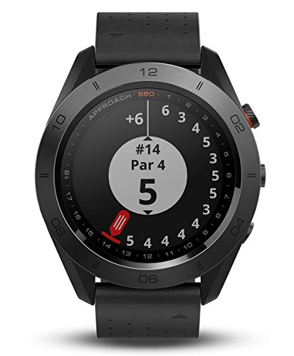 Garmin-Approach-S60-Premium-Gift-Box-Bundle-Includes-Glass-Screen-Protector-PlayBetter-USB-CarWall-Charging-Adapters-Protective-Hard-Case-Golf-GPS-Watch-Ceramic-BezelBlack-Leather-Band