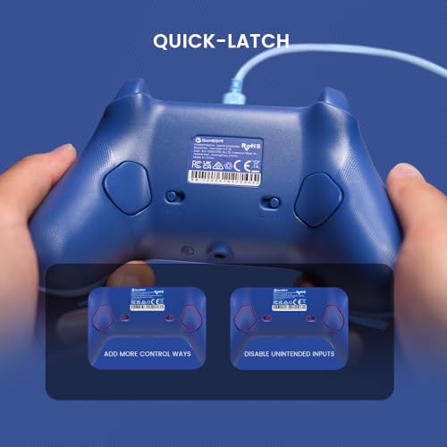 GameSir G7 SE Controle com Fio para PC, Xbox One, Xbox Series X|S, Gamepad para Jogos Plug and Play (Azul)