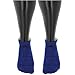 adidas Men's Superlite No Show Socks (6-Pair), Royal-Navy Space Dye/Black Onix-Clear Onix Space D, Large