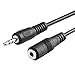 INSTEN 25-Feet 3.5mm Stereo Audio Male to Female Extension Cable 25FT Compatible with iPhone 7/7 Plus/S8/S8+ S8 Plus/S9/S9+ S9 Plus