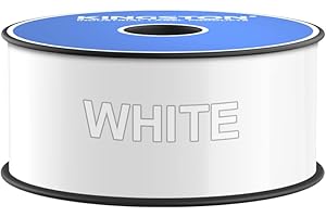 Kingston Premium Vinyl Label Tape, White, 2" x 150' for DuraLabel, LabelTac, VnM SignMaker, SafetyPro, Viscom and Others