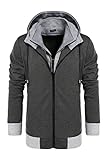 Coofandy Men's Fashion Thicken Hoodie Casual Sweatshirts Slim Fit Jacket