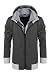 Coofandy Men's Fashion Thicken Hoodie Casual Sweatshirts Slim Fit Jacket