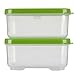 Rubbermaid LunchBlox Side Container, Green, Pack of 2