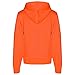 a2z4kids Girls Boys Plain Tracksuit Hooded Jogging Suit - T.S Plain Neon Orange 9-10
