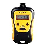 ELEOPTION High Precision UV Strength Tester UVA UVB Meter Photometer UV Detector Hand-held LCD Display for Outdoor Sunlight for Sunglasses UV Strength Tester