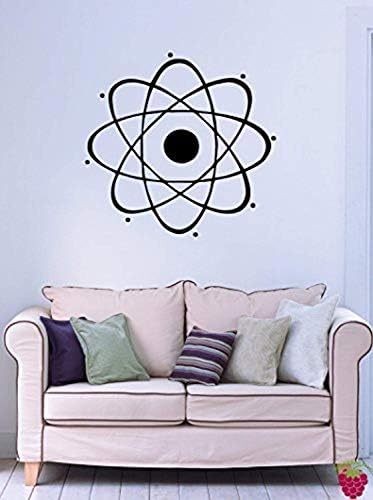 Atom Nuclear Science Physics Chemistry Decor Wall Mural Vinyl Decal Sticker (PO024) 24 in