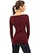 PattyBoutik Women's Crochet Eyelet Inset V Neck Knit Top