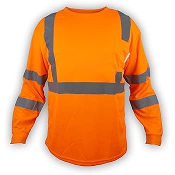 Truecrest construction worker long Sleeve t shirt men, XL - Safety
