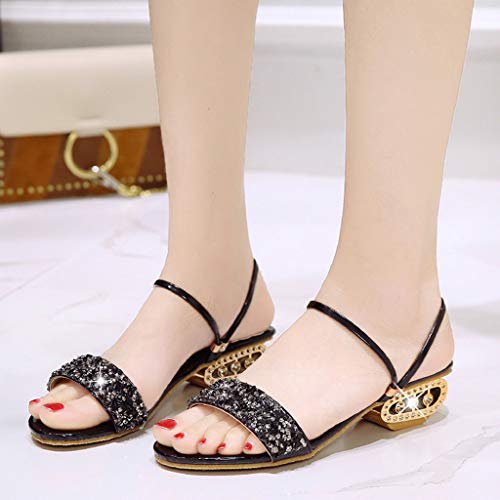 1 Rhinestone+Sequins+Sandals+Slippers+Shoes