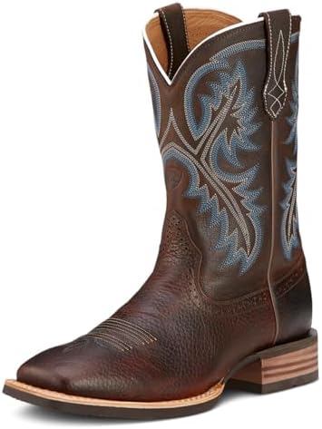 BMVY9 MENS SIDEPASS WESTERN BOOT BARREL BROWN/CASK BLACK 13 WIDE Sz BMVY9 Mens Sidepass Western Boot Barrel Brown/Cask Black  main image 3