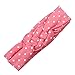 Mookiraer Baby Girls Headbands with Bows Handmade Hair Accessories Stretchy Hairbands for Newborn Infant Toddler Baby Essentials (ZY005)