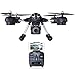 Contixo Wifi FPV F10 RC Quadcopter Drone, Live View, 720p HD Wifi Camera, Headless Mode, 2.4GHz, 4 Channel, 6 Axis Gyro RTF, Support GoPro HERO Cameras.