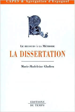 Amazon Fr La Dissertation D Espagnol Au Capes D Espagnol Gladieu Marie Madeleine Livres Amazon Fr La Dissertation D Espagnol Au Capes D Espagnol Gladieu Marie Madeleine Livres
