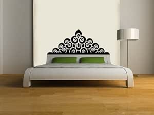 Amazon.com: Headboard Wall Decal Twin Double Full Size ...