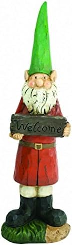 Garden Elf Statue - Welcome Sign, Garden Decor