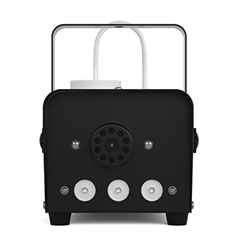 MFL Fog Machine, Portable Smoke Machine with LED Lights and Wireless Remote Control for Stage, Disco, Halloween and Weddings (500W, 2000 CFM)